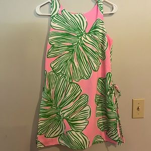Lilly Pulitzer Pink & Green Donna romper dress- like new!